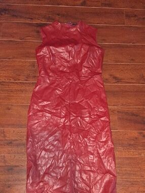 Alexia Admor Faux Leather Dress